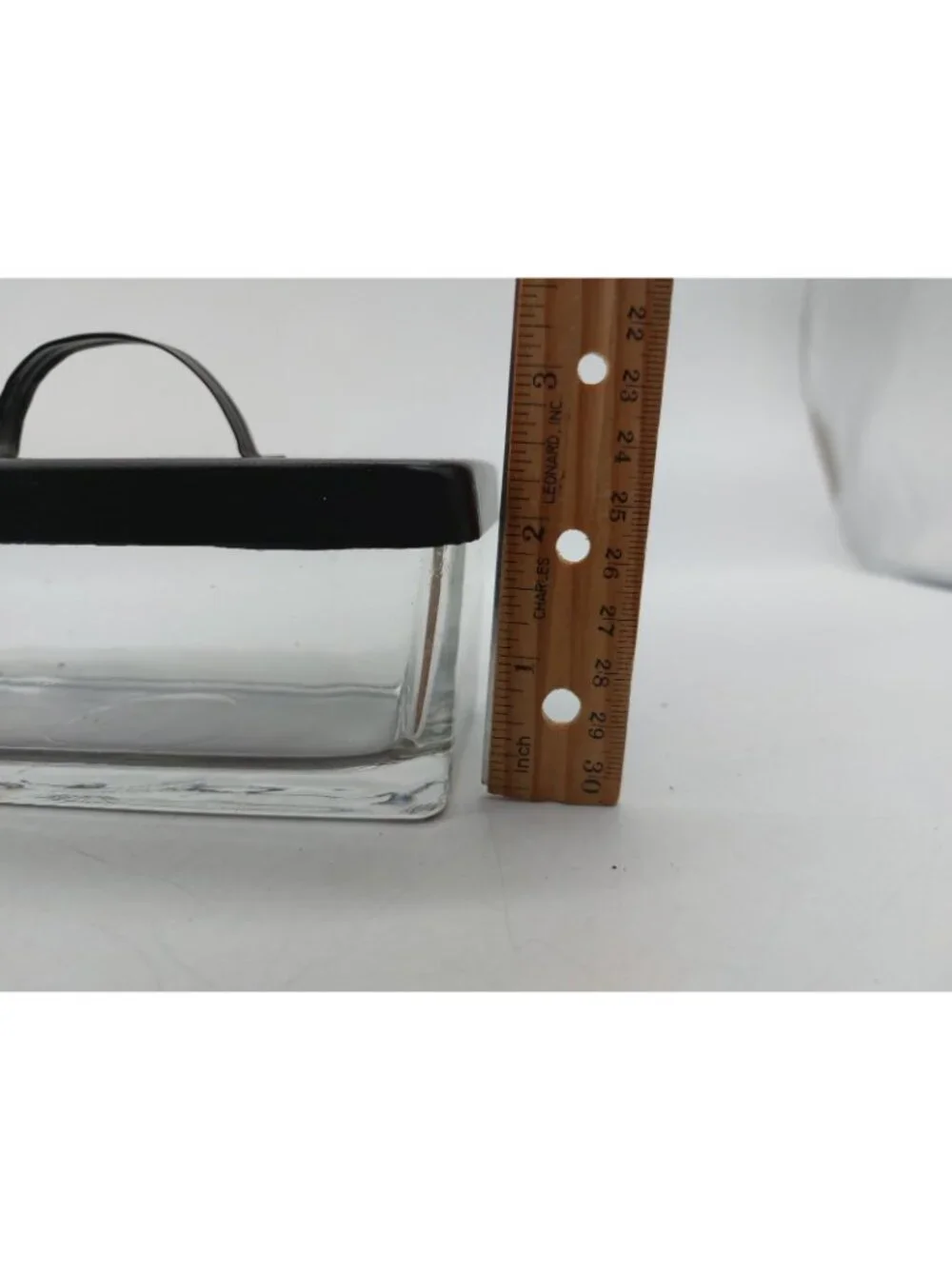 Glass Container Metal Lid With Handle Made In India Rectangle